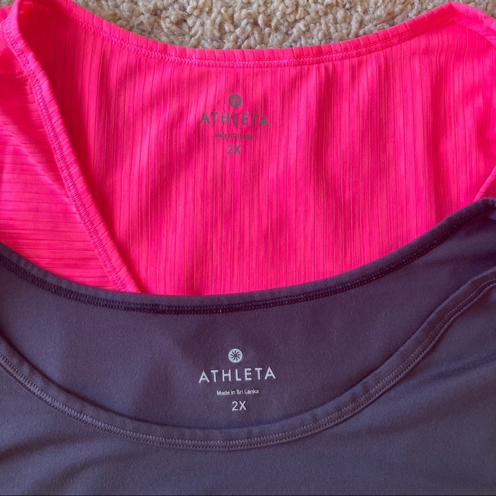 *Set of 2* Athleta 2X Long sleeve Shirts